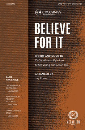 Book cover for Believe For It