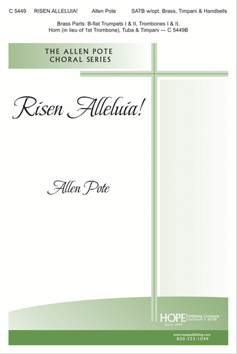 Risen Alleluia! Risen Alleluia! 4-Part scores gallery preview page 1