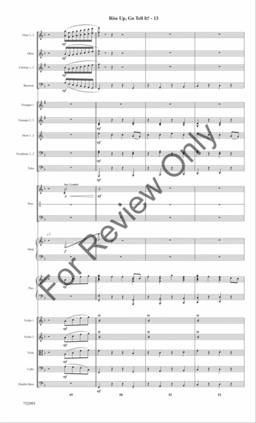 Rise Up, Go Tell It! Rise Up, Go Tell It! Full Orchestra scores gallery preview page 16
