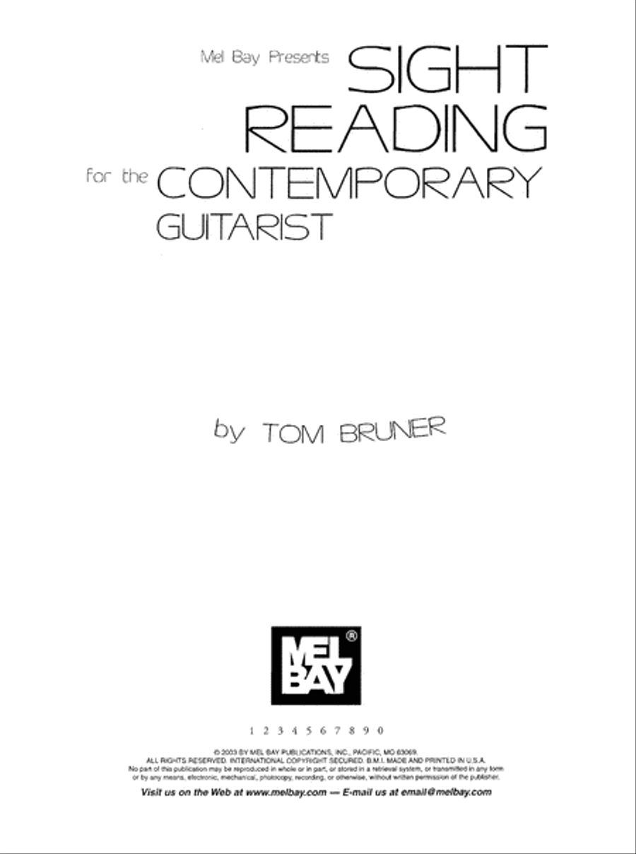 Sight Reading for the Contemporary Guitarist Guitar scores gallery preview page 2