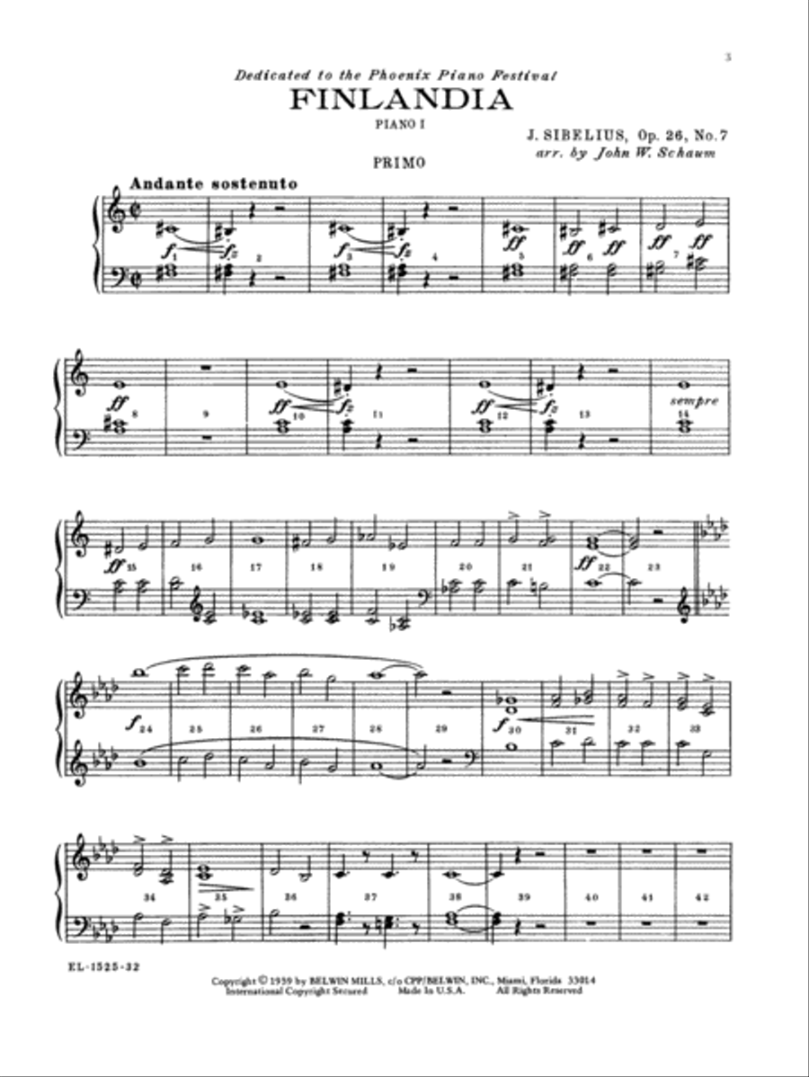 Finlandia Small Ensemble scores gallery preview page 3