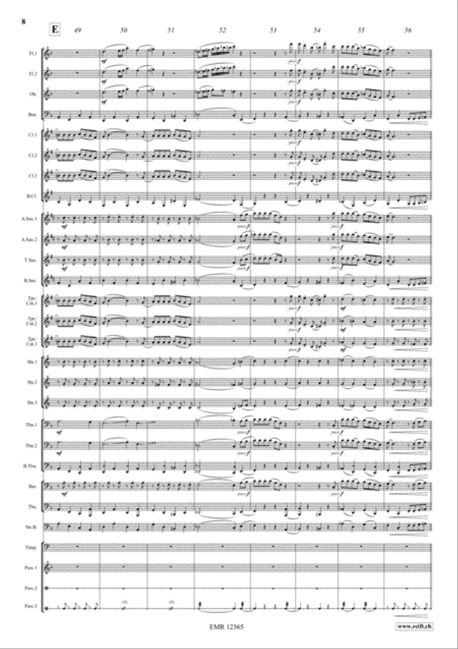 Tangled Concert Band scores gallery preview page 8