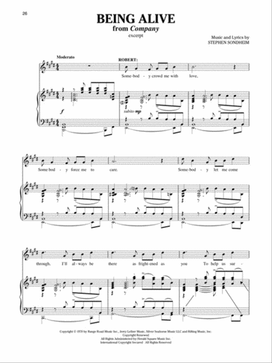 The Singer's Musical Theatre Anthology: Tenor - 16-bar Audition - Revised (Replaces 00230041) Voice scores gallery preview page 5