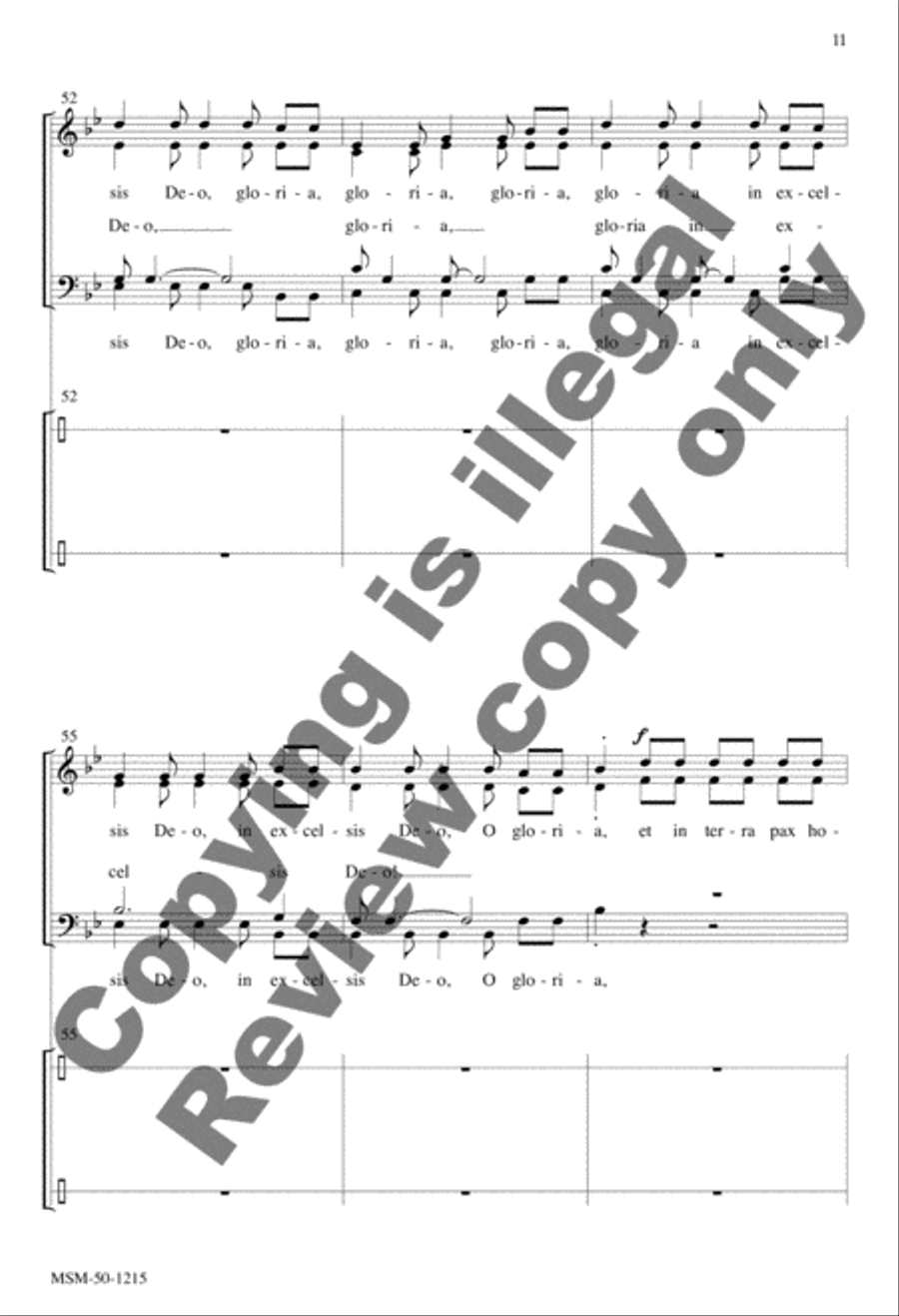 South African Gloria South African Gloria 4-Part scores gallery preview page 11