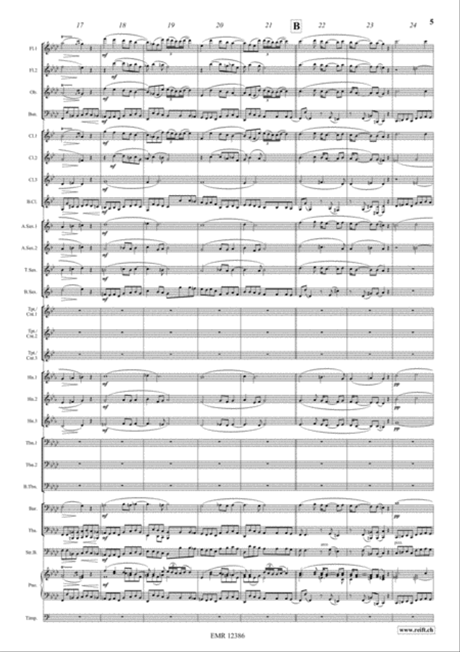 Stabat Mater Concert Band scores gallery preview page 5