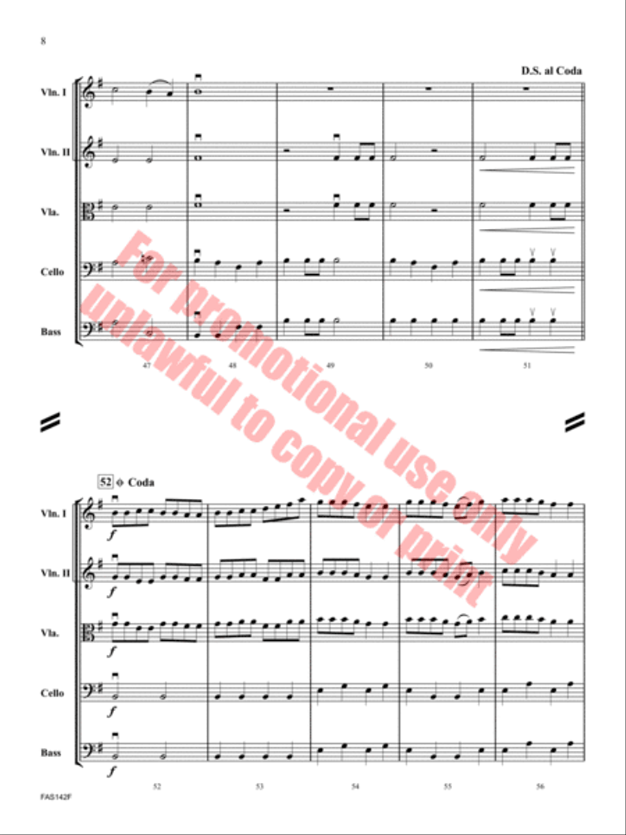 Bow Hunters Orchestra scores gallery preview page 8