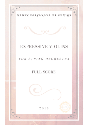 Expressive Violins. Full score