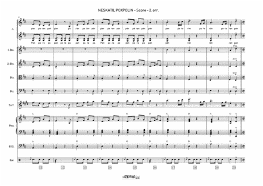 NESKATIL POXPOLIN (Score) Full Orchestra scores gallery preview page 5