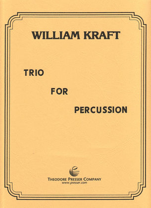 Book cover for Trio for Percussion
