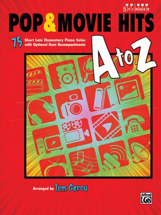 Book cover for Pop & Movie Hits A to Z