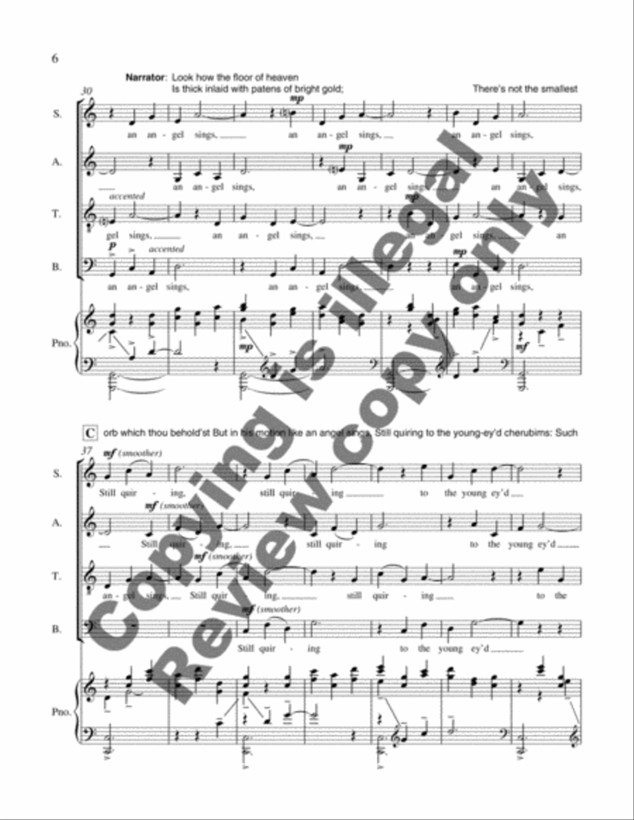 Love and Shapes High Fantastical 4-Part scores gallery preview page 14