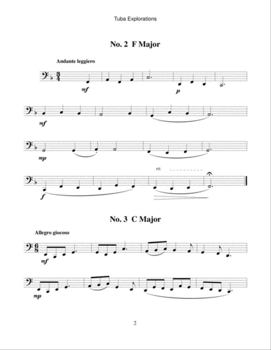 Tuba Explorations Tuba Explorations Tuba scores gallery preview page 3