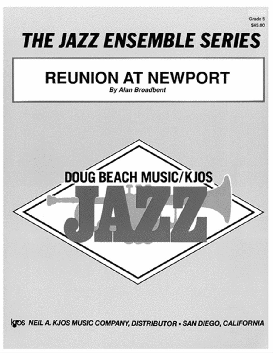 Reunion At Newport - Score Jazz Ensemble scores gallery preview page 1