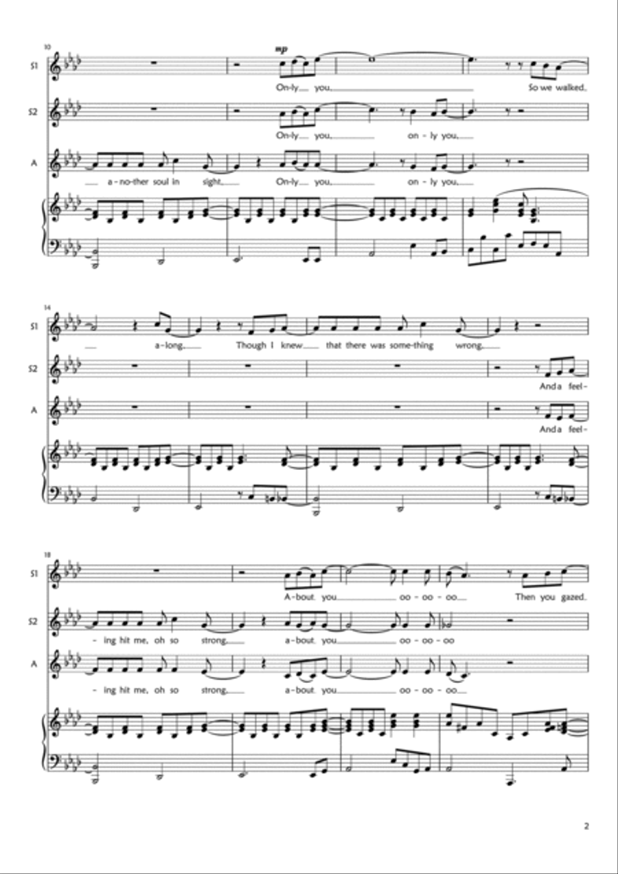 I Saw The Light SSA scores gallery preview page 2