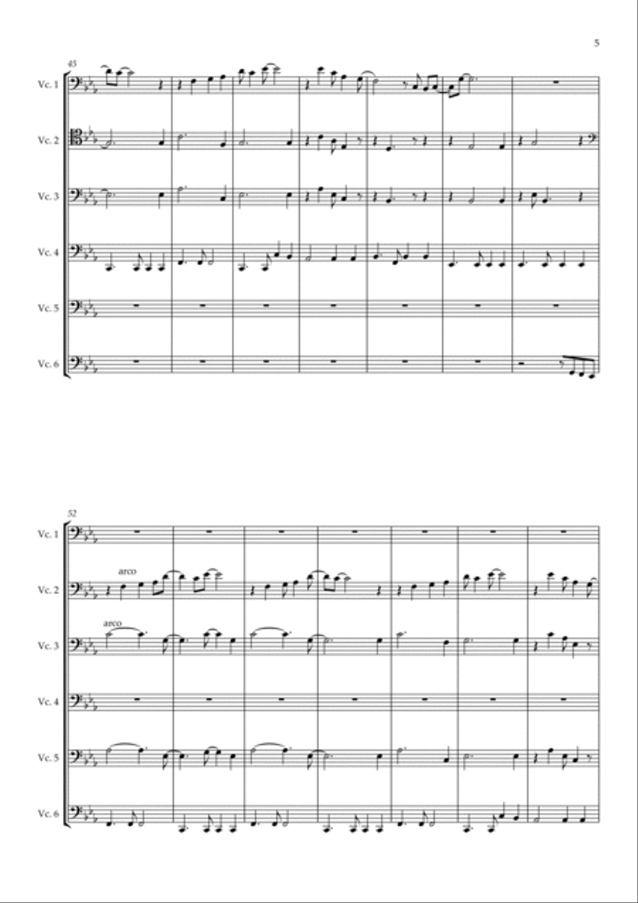 And I Love Her Chamber Music scores gallery preview page 5