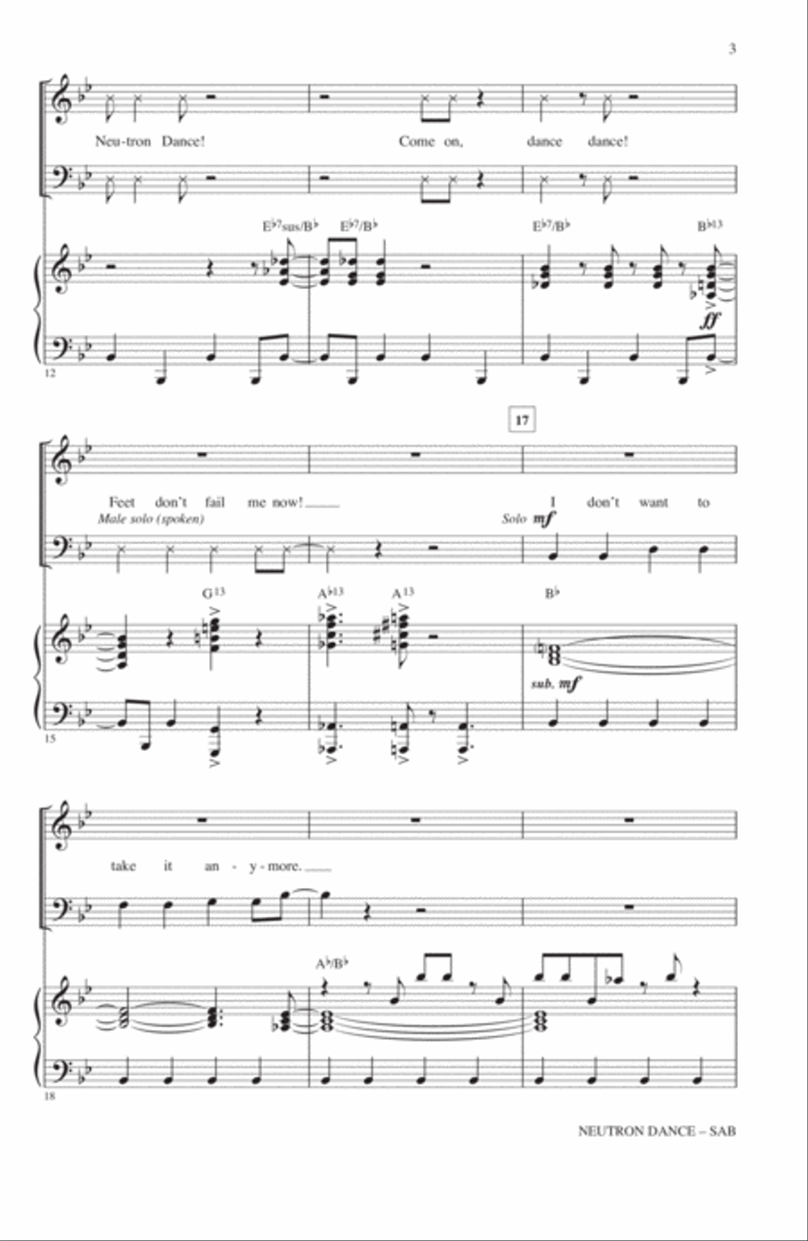 Neutron Dance 3-Part scores gallery preview page 2