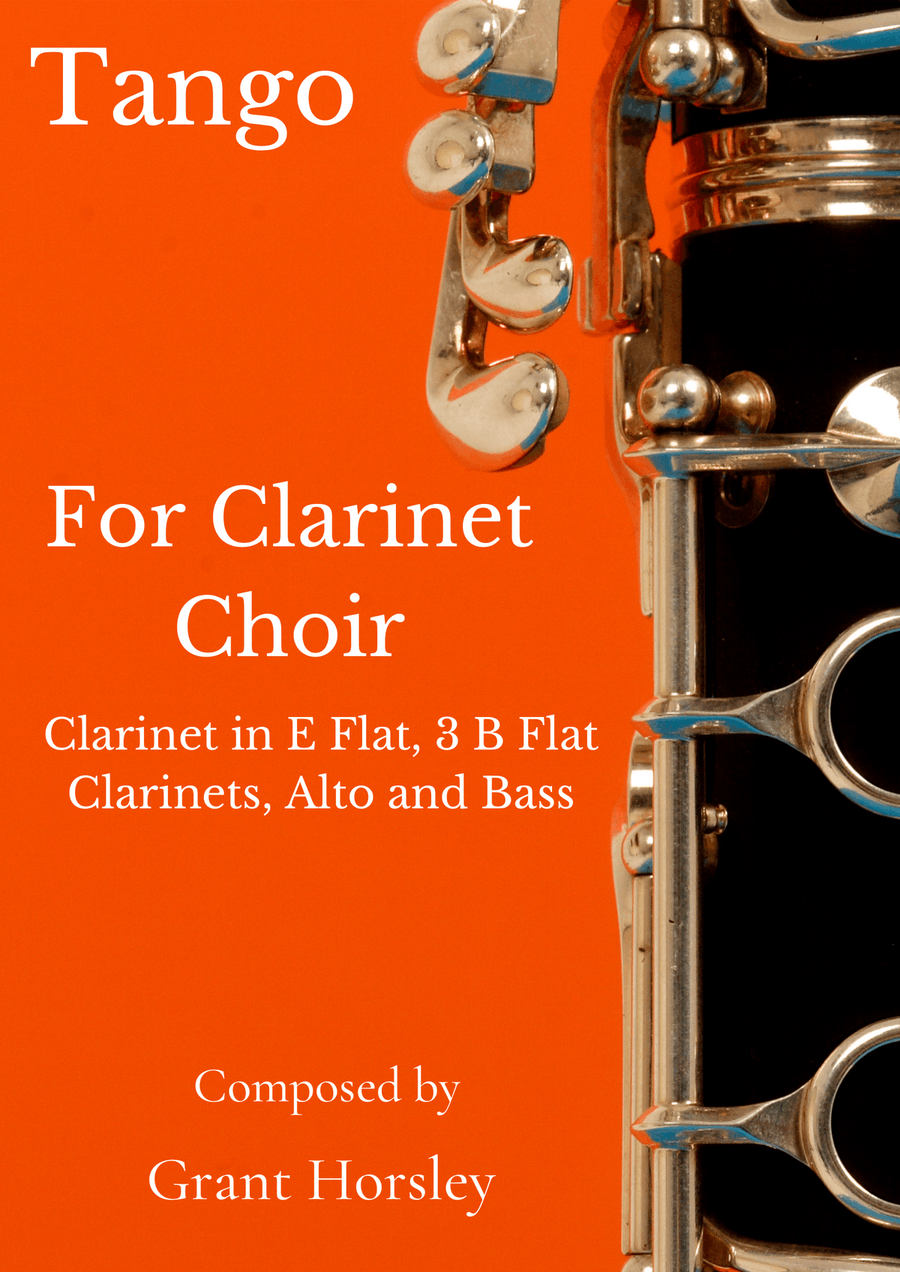 Tango for Clarinet Choir- Intermediate Clarinet Choir scores gallery preview page 1