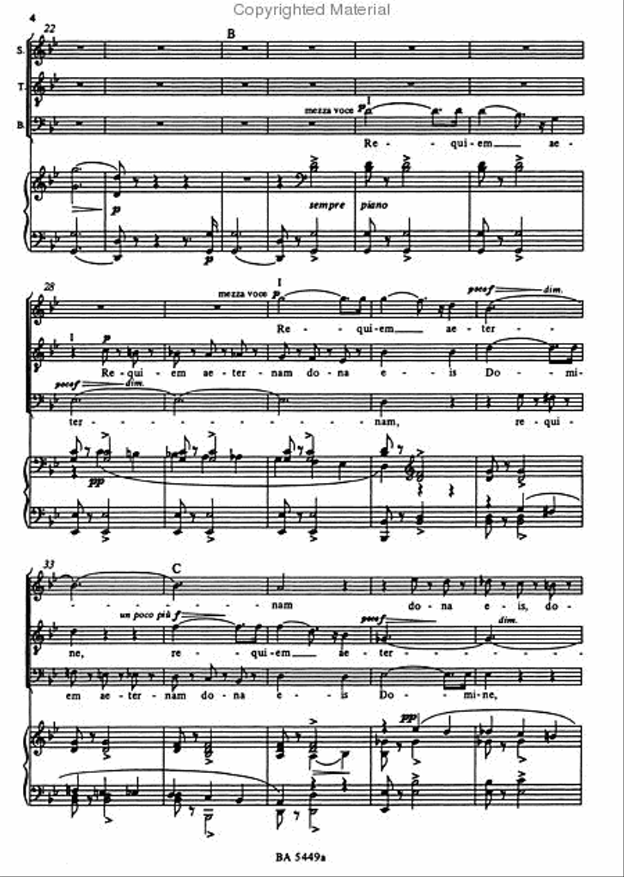 Grande messe des morts, Op. 5 Mixed Choir scores gallery preview page 4