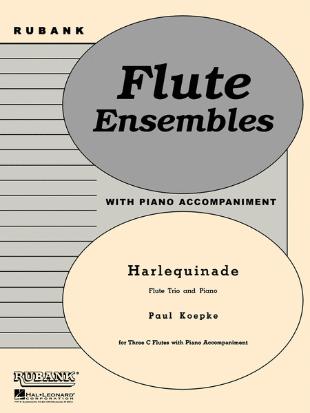 Flute Trios With Piano - Harlequinade