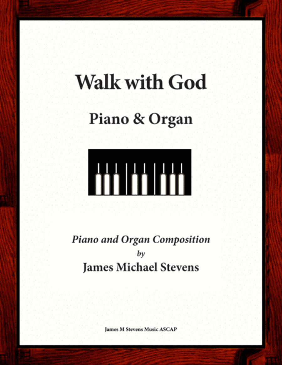 Walk with God - Piano & Organ Piano scores gallery preview page 1