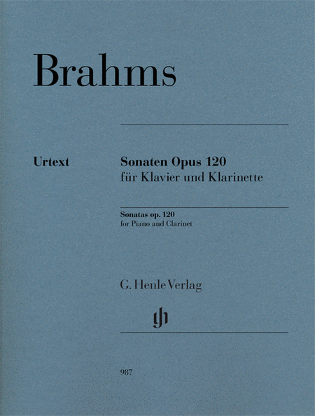 Johannes Brahms : Clarinet Sonatas Op. 120
