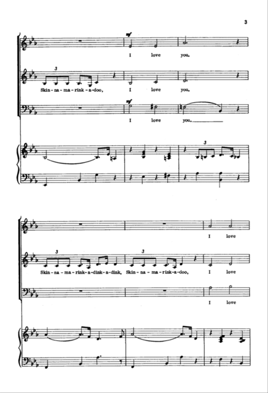 Skinnamarink 3-Part scores gallery preview page 2