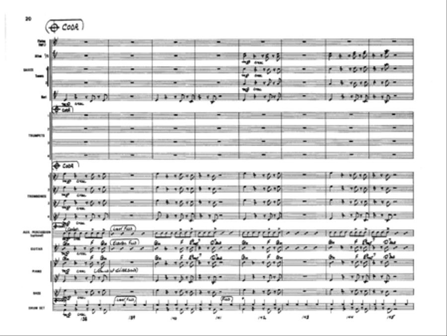 Andromeda Jazz Ensemble scores gallery preview page 19