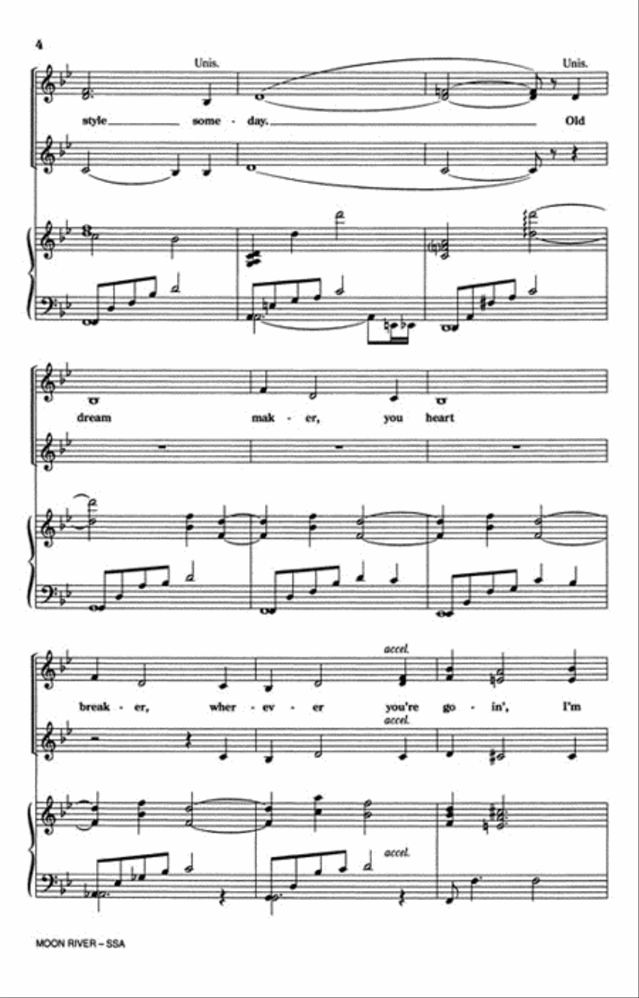 Moon River Moon River SSA scores gallery preview page 3