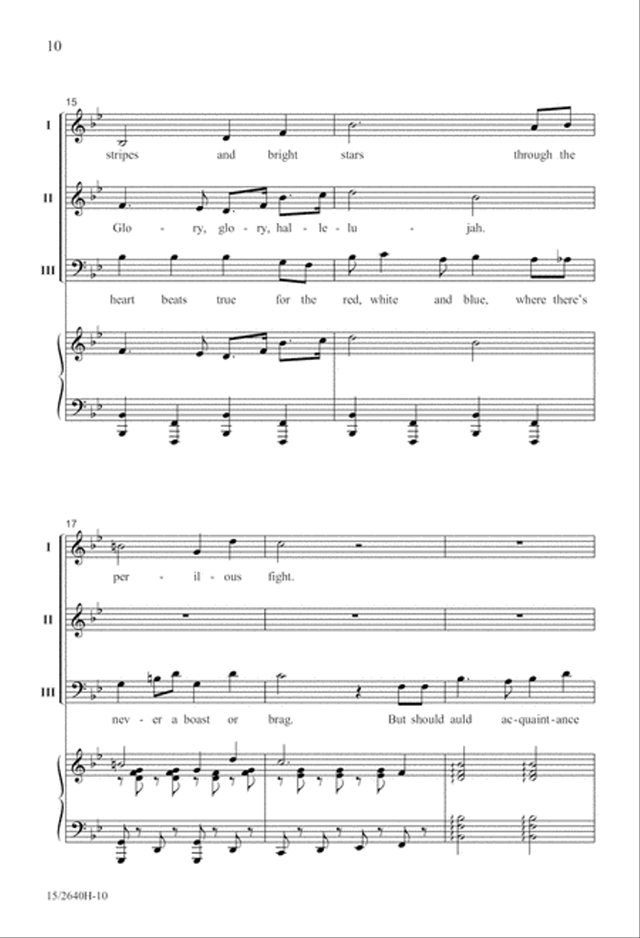 Here's Two Cohan! Here's Two Cohan! 3-Part scores gallery preview page 11