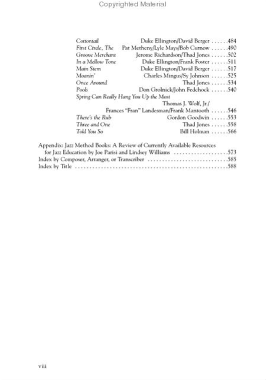 Teaching Music through Performance in Jazz - Volume 1 Teacher Editions scores gallery preview page 5