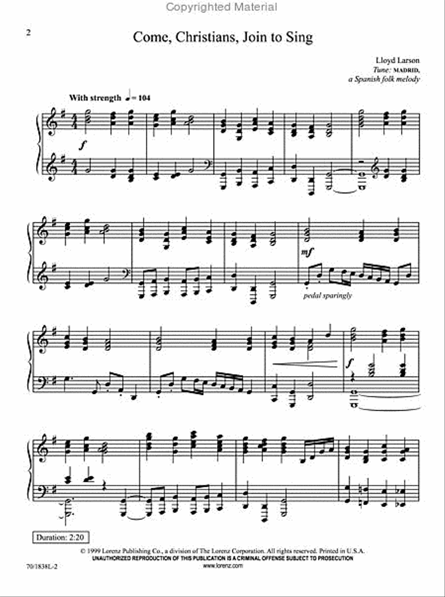 The Church Pianist's Library, Vol. 13 Piano Solo scores gallery preview page 2