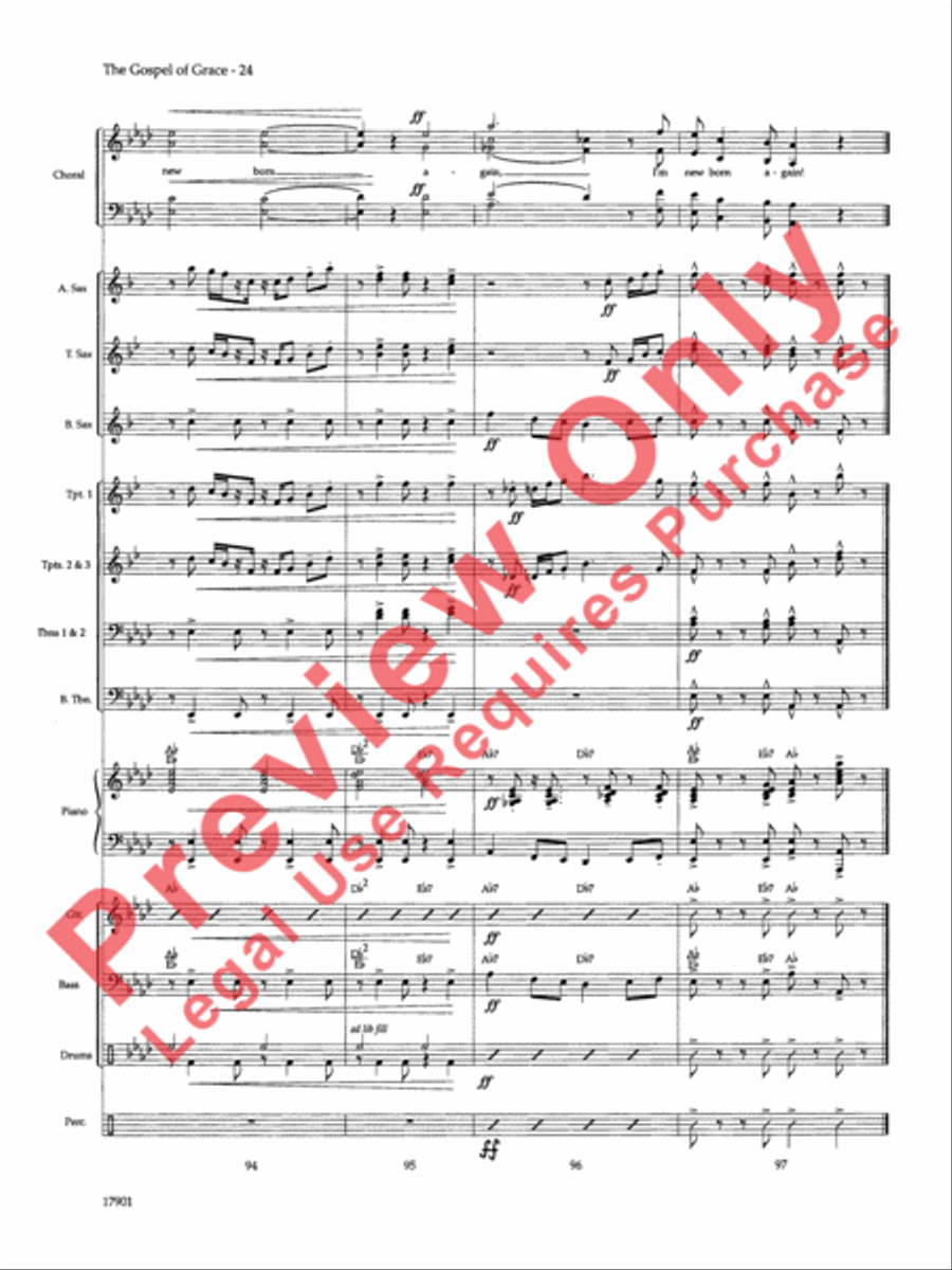 The Gospel of Grace The Gospel of Grace Choir scores gallery preview page 25