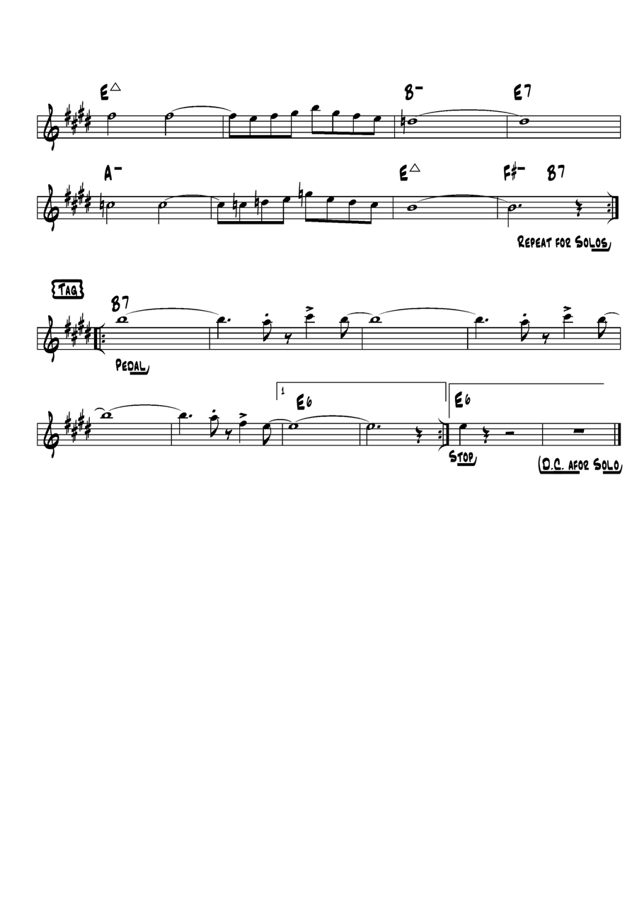 Poinciana arranged for Jazz Band Jazz Ensemble scores gallery preview page 4