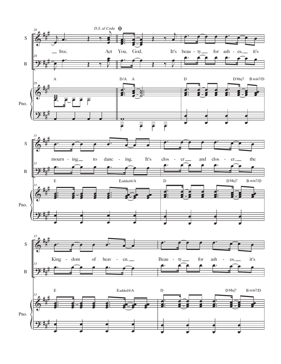 Act Justly Love Mercy Walk Humbly Piano, Vocal scores gallery preview page 4