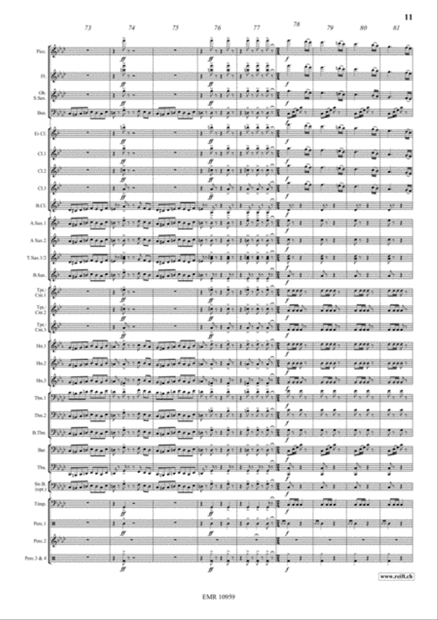 Dichter und Bauer Concert Band scores gallery preview page 14