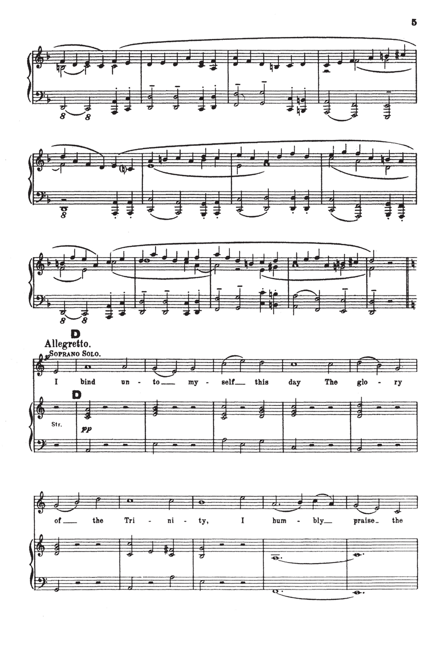 St. Patrick's Prayer (Fantasia on Irish Hymns) 4-Part scores gallery preview page 3