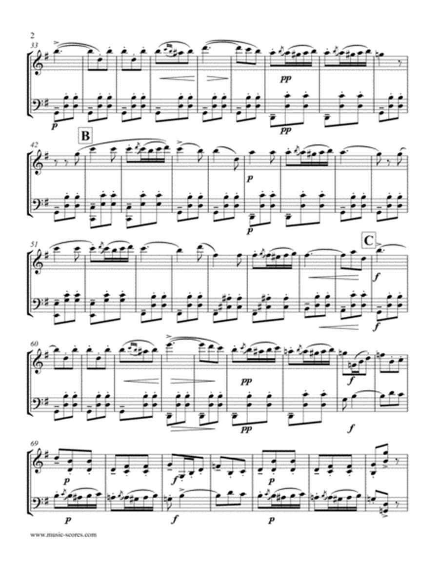 Libiamo ne lieti calici - Brindisi from La Traviata - Violin & Cello image number null