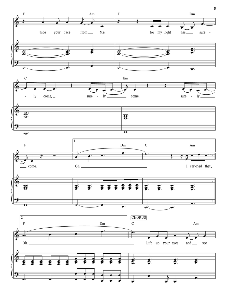 Closer Than You Know Voice scores gallery preview page 3