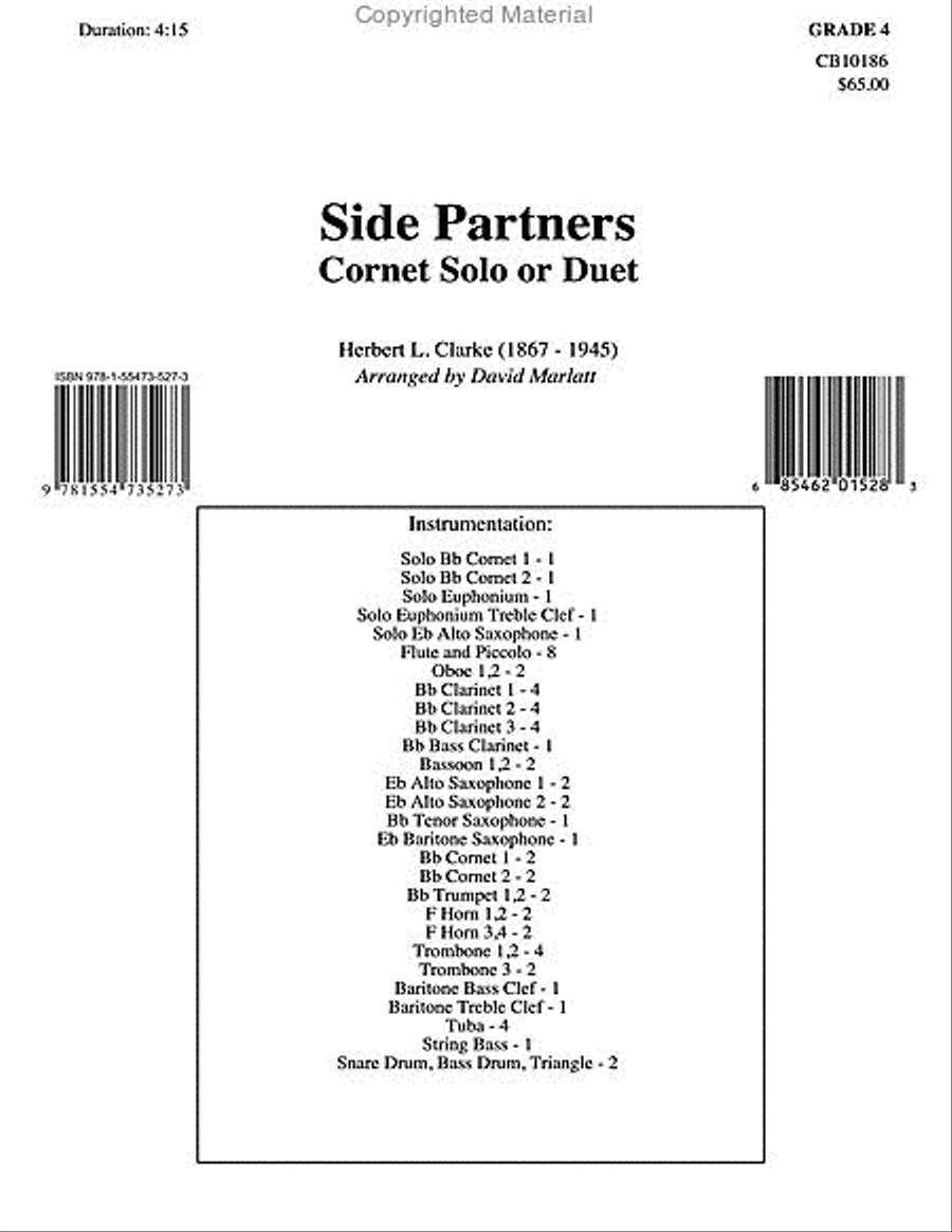 Side Partners Side Partners Concert Band scores gallery preview page 2