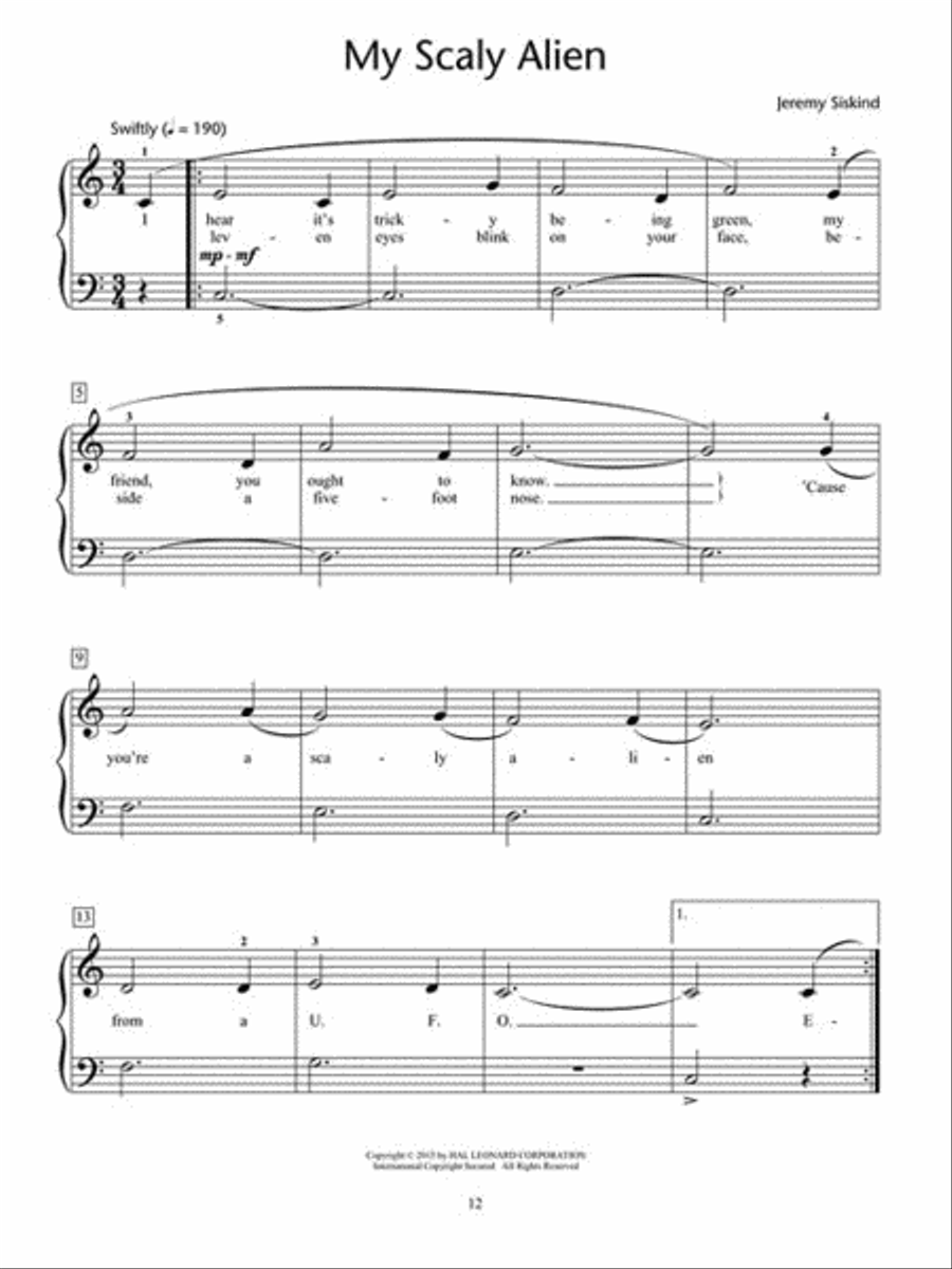 Myths and Monsters Piano Method scores gallery preview page 3