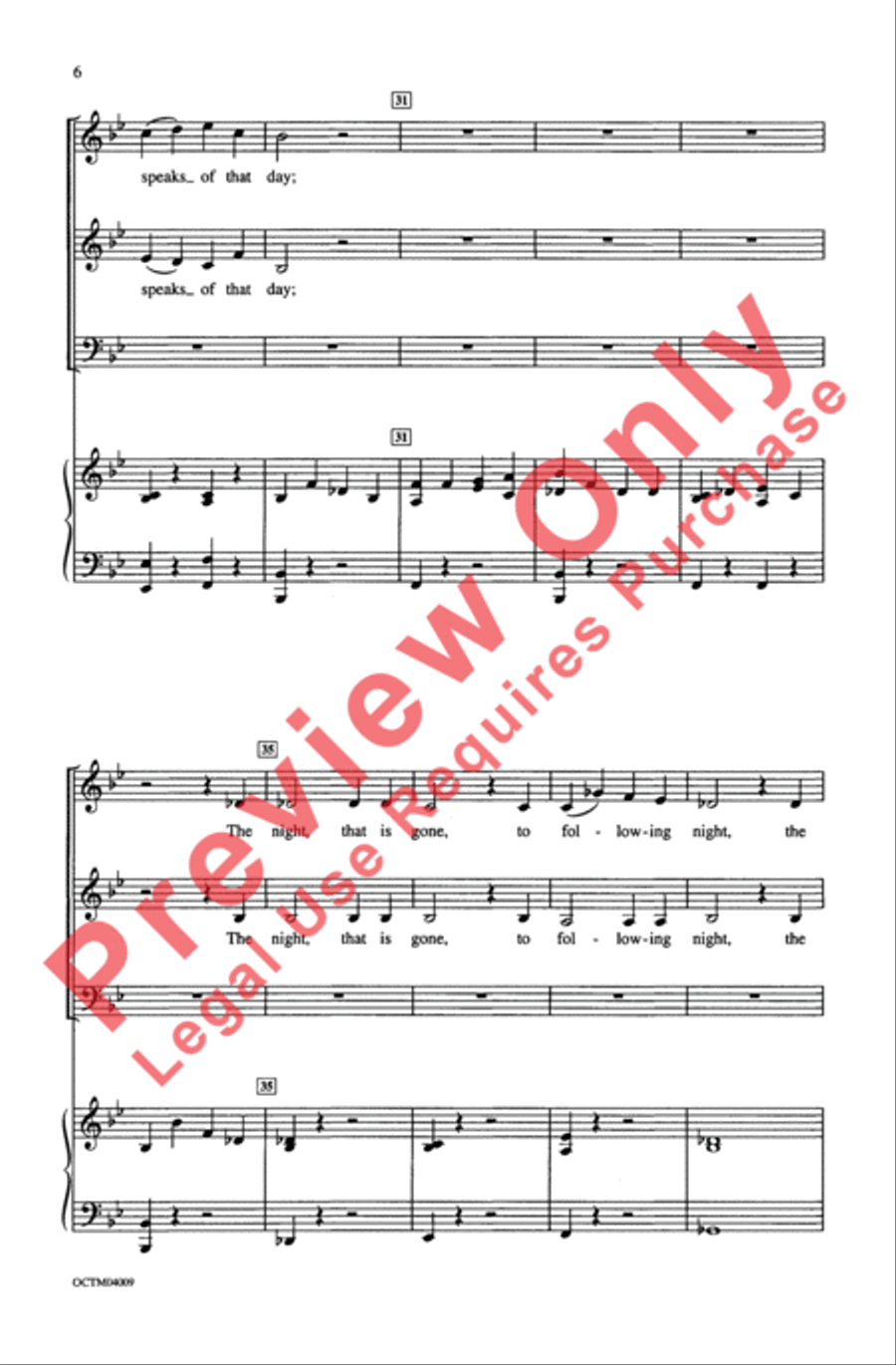 The Heavens Are Telling The Heavens Are Telling 3-Part scores gallery preview page 6