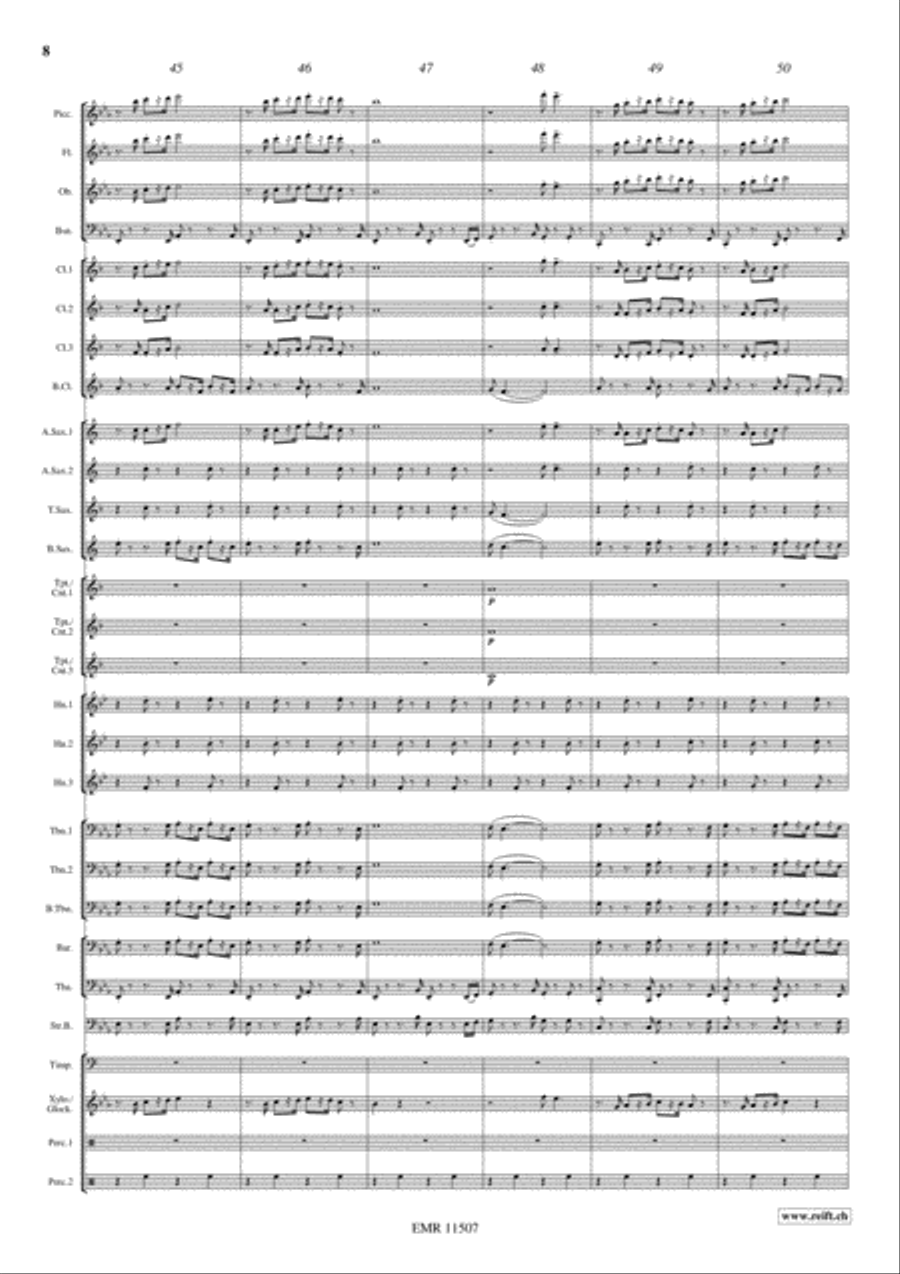 A Genius, Two Partners And A Dupe Concert Band scores gallery preview page 9