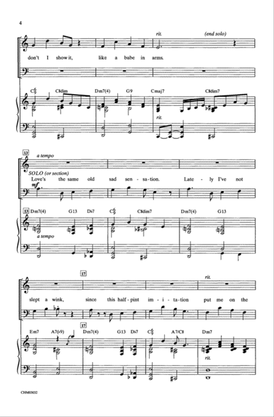 Bewitched - SATB Bewitched - SATB 4-Part scores gallery preview page 3