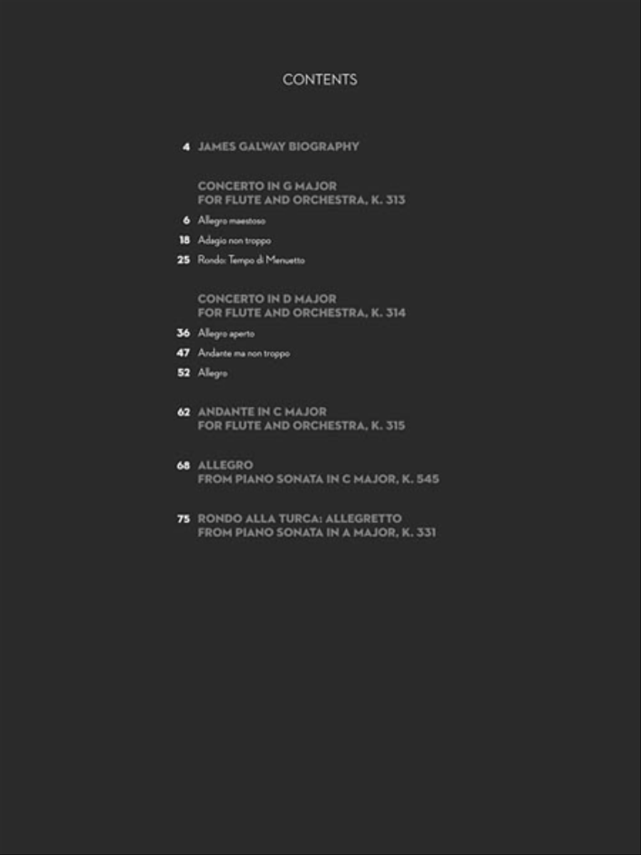 Mozart for Flute Flute Solo scores gallery preview page 3
