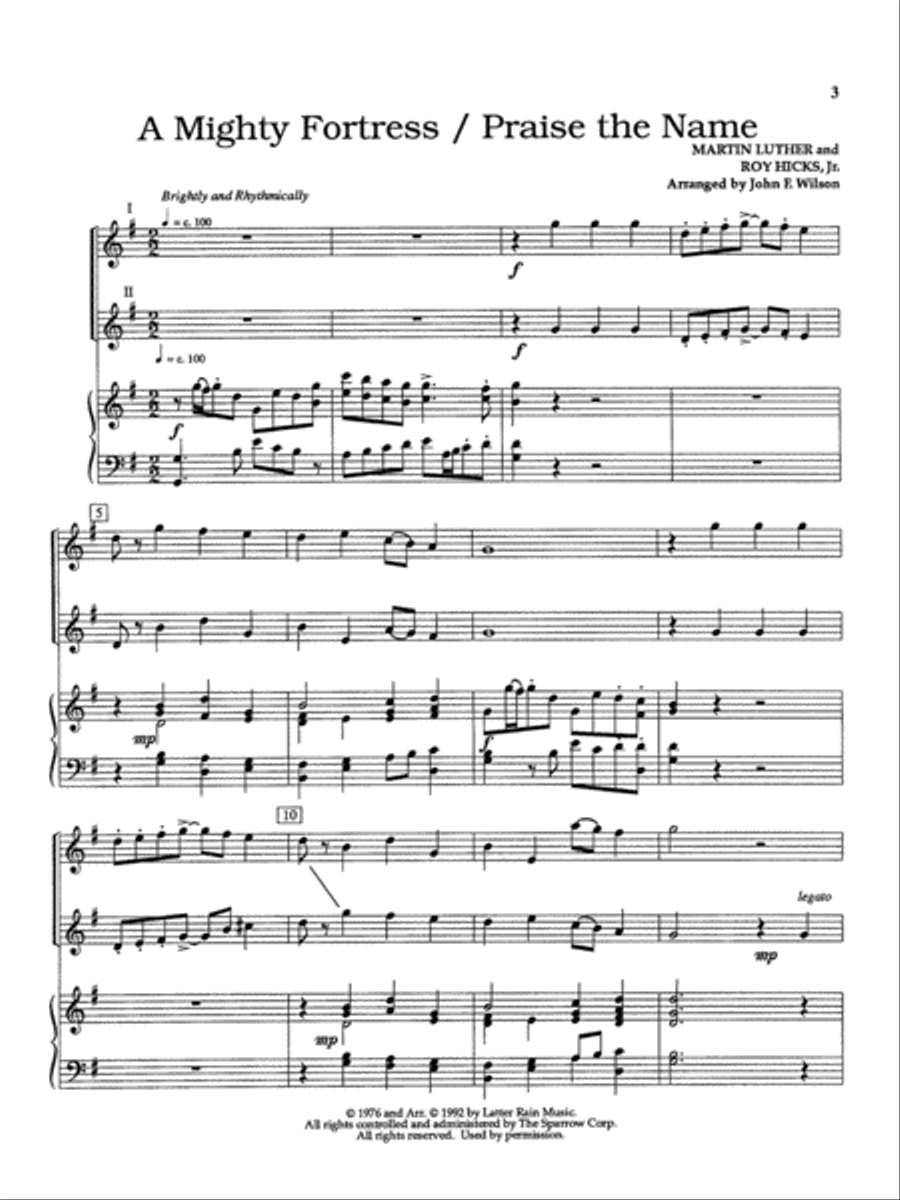 Solos and Duets - for C Instruments and Accompaniments (Volume I) Piano Accompaniment scores gallery preview page 2