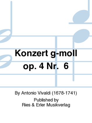 Konzert g-moll Op. 4 Nr. 6