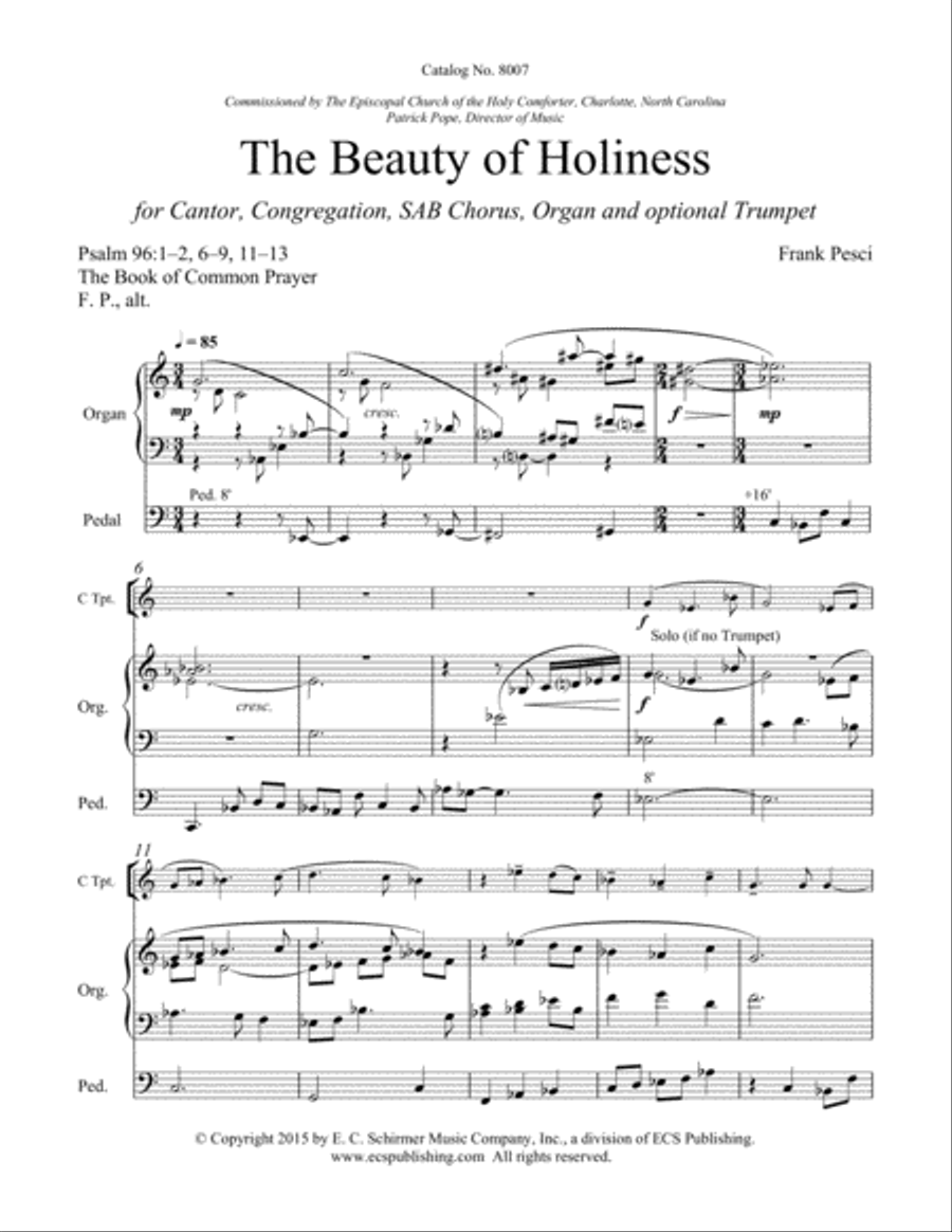The Beauty of Holiness 3-Part scores gallery preview page 2