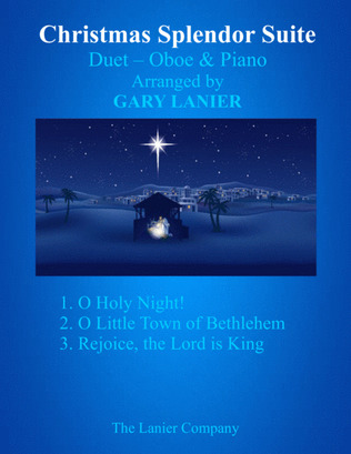 Book cover for CHRISTMAS SPLENDOR SUITE (Oboe and Piano with Score & Parts)