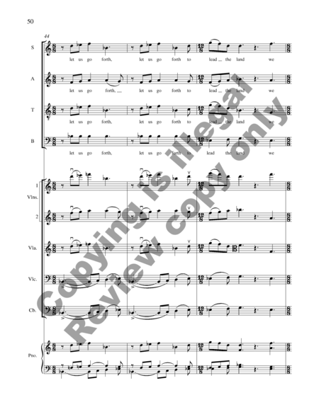 Let The Word Go Forth (Full Score and Parts Set)