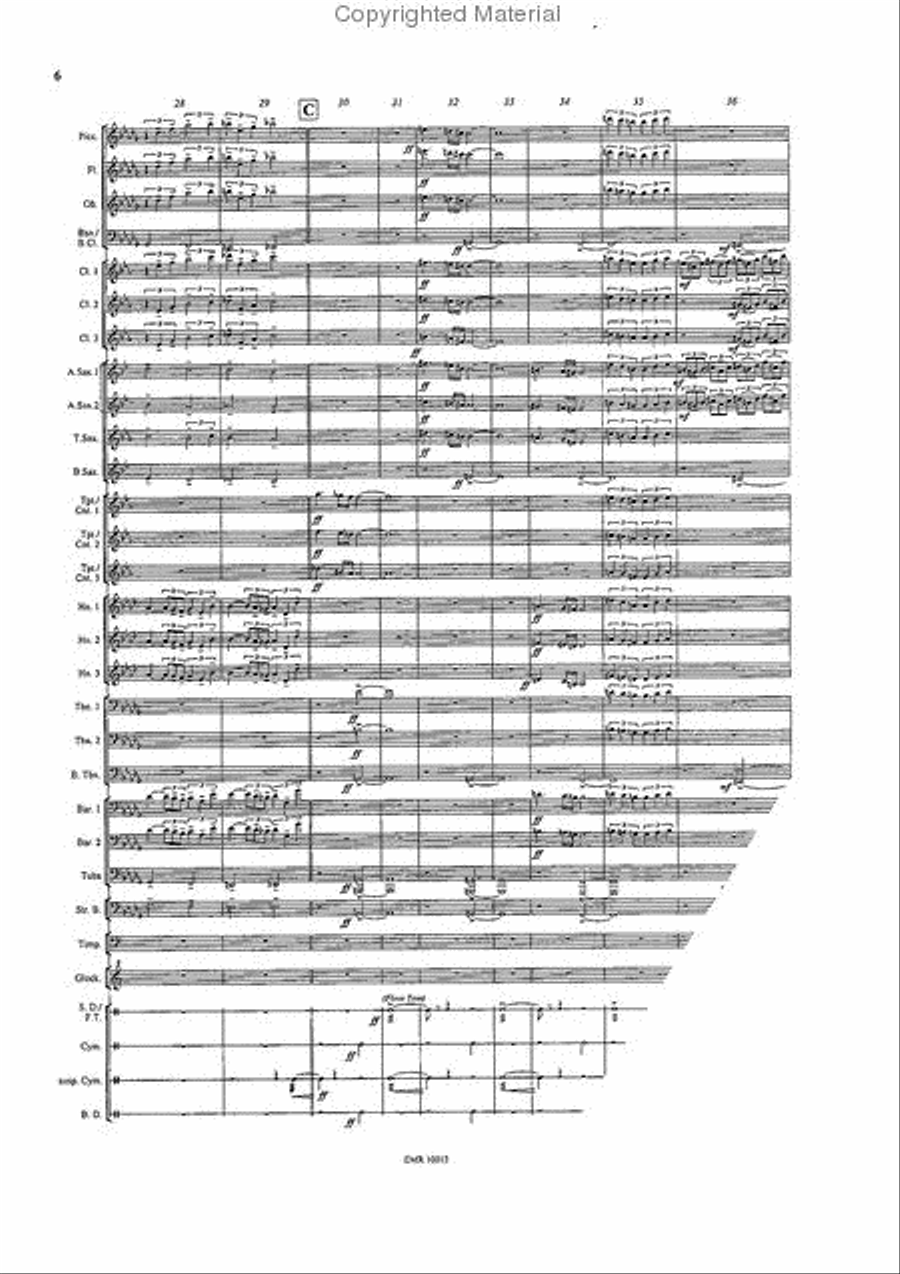 Back To The Future Concert Band scores gallery preview page 6